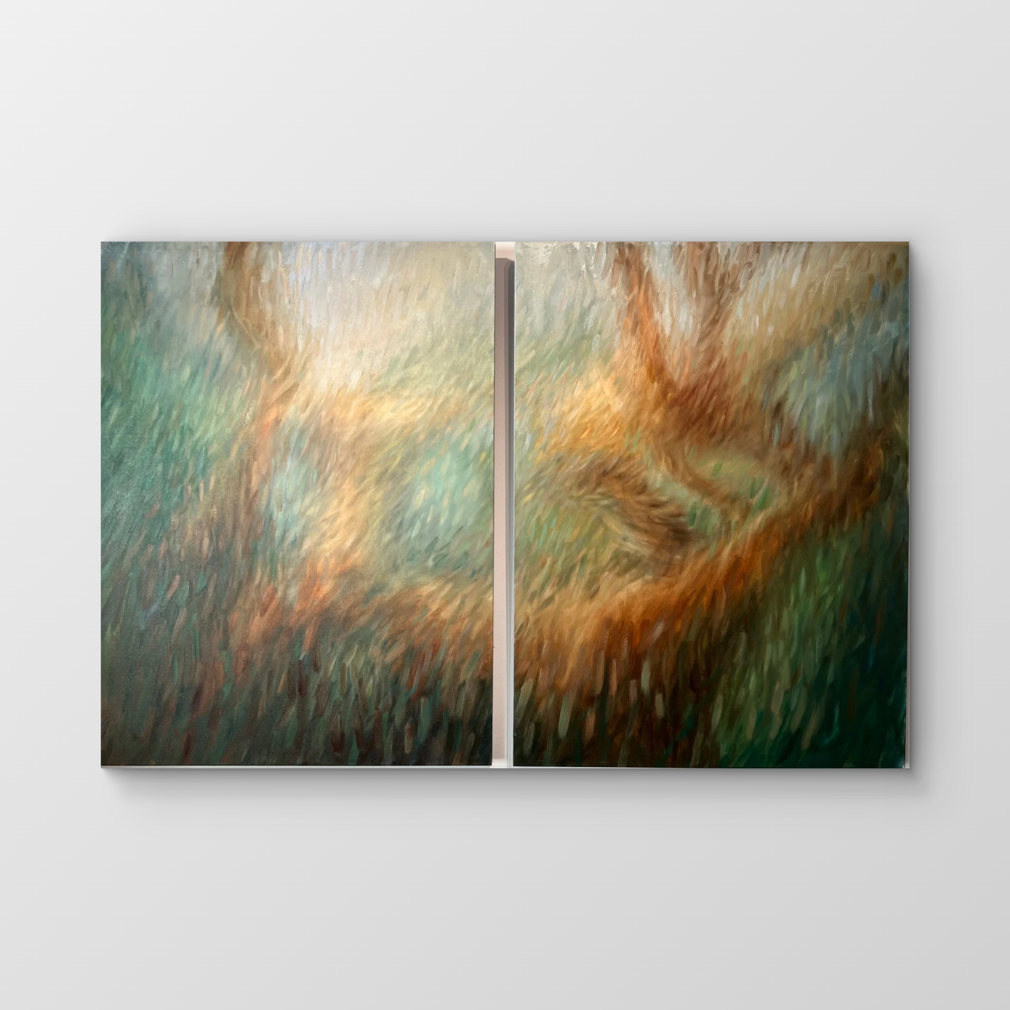 At Peace in Nature's Hands (Diptych)