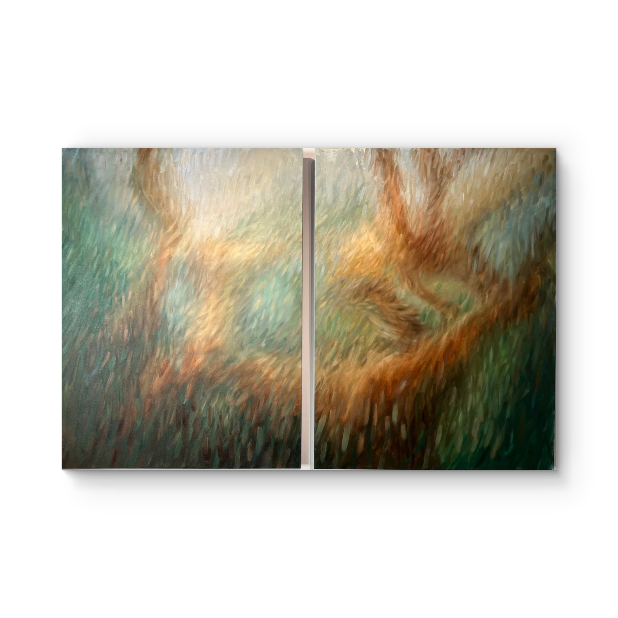 At Peace in Nature's Hands (Diptych)